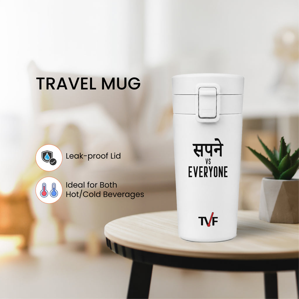 Insulated Coffee Cup ( White )