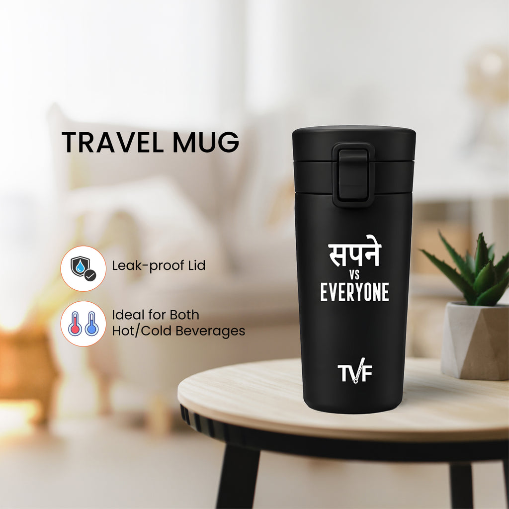 Insulated Coffee Cup ( Black )